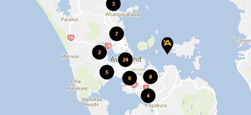 ASB Branches - Auckland