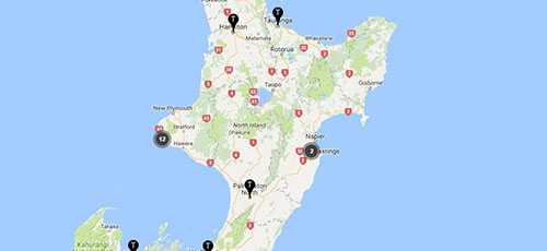 TSB Branches - North Island