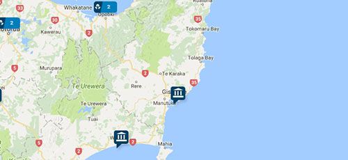 ANZ Branches - East Coast