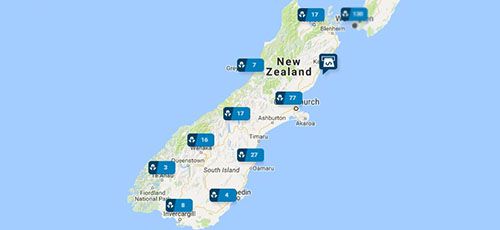 ANZ Branches - South Island