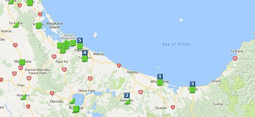 Kiwibank Branches ATMs - Bay of Plenty