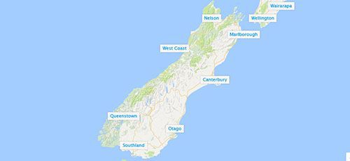 Kiwibank Branches ATMs - South Island
